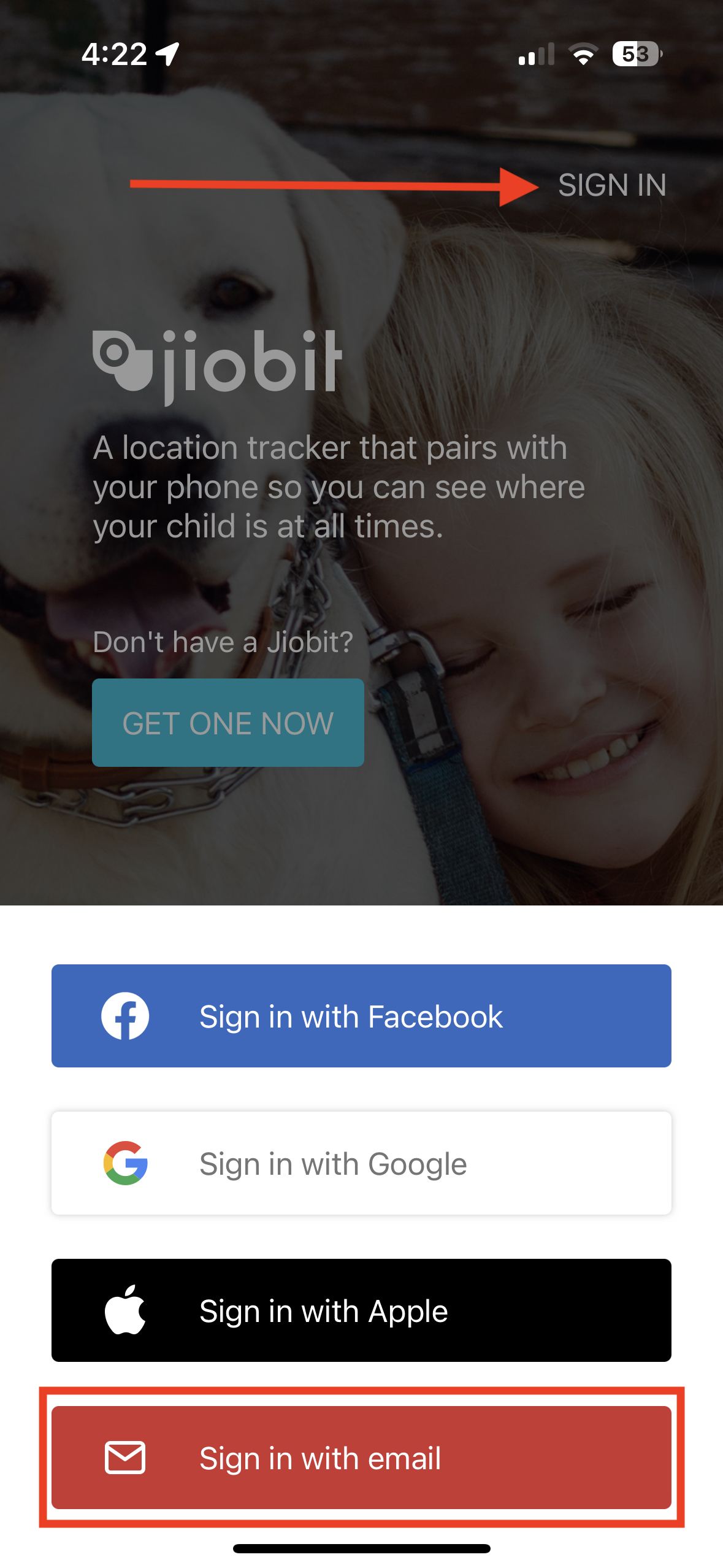Unable To Log Into Jiobit With Your Facebook Login  Tile Support