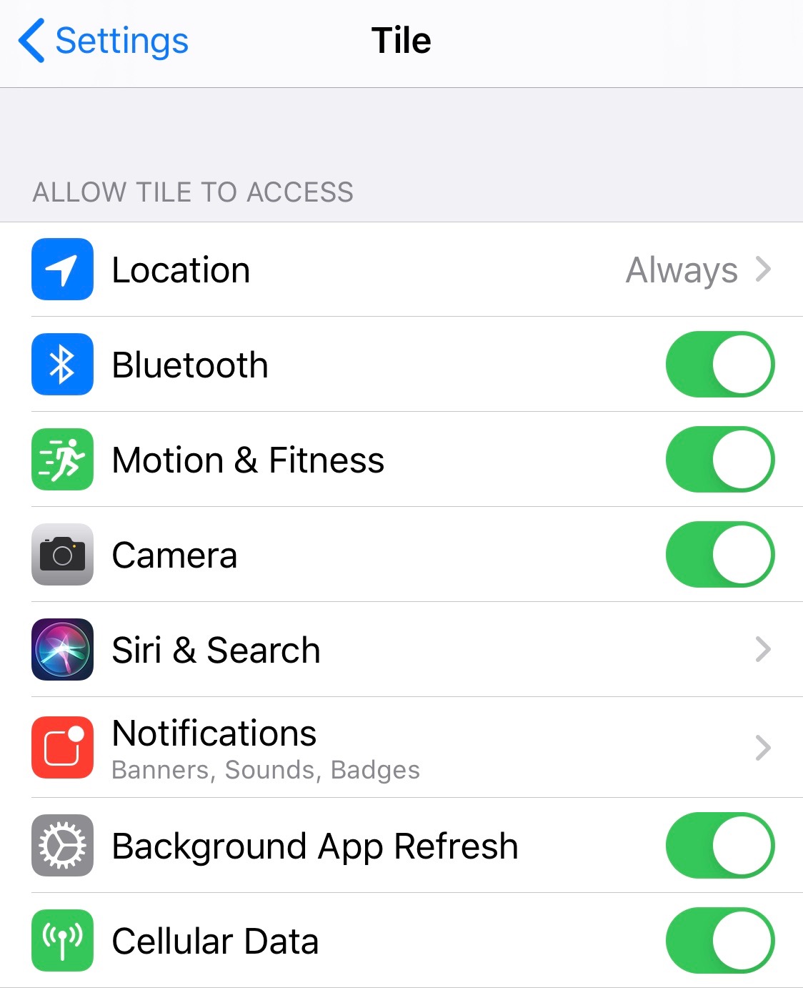 Apple iOS Updates for Tile – Tile Support